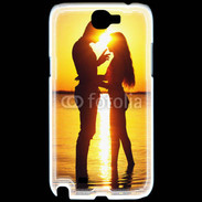 Coque Samsung Galaxy Note 2 Couple sur la plage