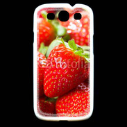 Coque Samsung Galaxy S3 Fraises en folie
