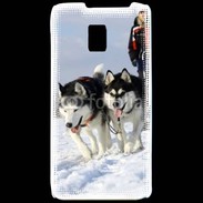 Coque LG P990 Chien de traineau