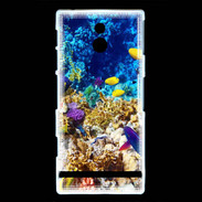 Coque Sony Xperia U Poissons et coraux