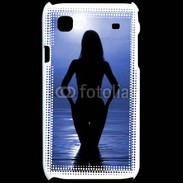 Coque Samsung Galaxy S Silhouette de nuit dans l'eau
