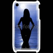 Coque iPhone 3G / 3GS Silhouette de nuit dans l'eau