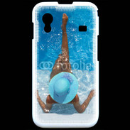 Coque Samsung ACE S5830 Femme à la piscine