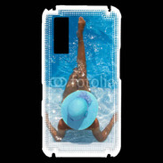 Coque Samsung Player One Femme à la piscine