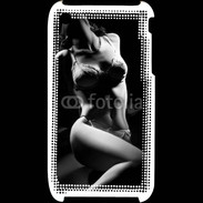 Coque iPhone 3G / 3GS Charme noir et blanc