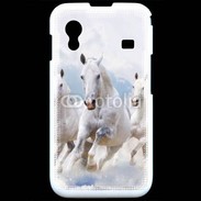 Coque Samsung ACE S5830 Chevaux blancs