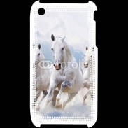 Coque iPhone 3G / 3GS Chevaux blancs