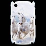 Coque Black Berry 8520 Chevaux blancs