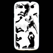 Coque Samsung Galaxy S3 Silhouette de basketeur