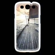 Coque Samsung Galaxy S3 Voilier au couché du soleil