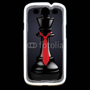 Coque Samsung Galaxy S3 Pièce d'échec avec cravatte