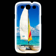 Coque Samsung Galaxy S3 Bateau plage de Cuba