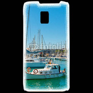 Coque LG P990 Bateau au port 3