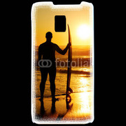 Coque LG P990 Surfer couché de soleil