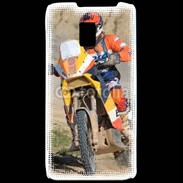 Coque LG P990 Rallie Raid en moto