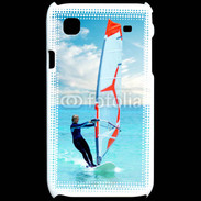 Coque Samsung Galaxy S Planche à voile en mer des caraïbes
