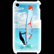 Coque iPhone 3G / 3GS Planche à voile en mer des caraïbes