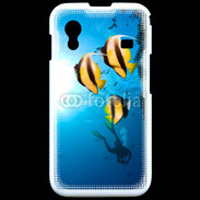 Coque Samsung ACE S5830 Poisson jaune et noir