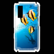 Coque Samsung Player One Poisson jaune et noir