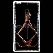 Coque Sony Xperia T Sexy danse avec 2 femmes