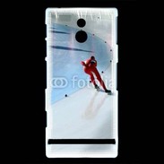 Coque Sony Xperia U Patinage de vitesse Short track