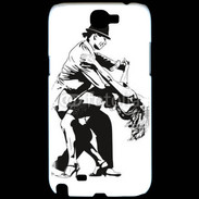 Coque Samsung Galaxy Note 2 Dessin de Danseur en couple