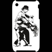 Coque iPhone 3G / 3GS Dessin de Danseur en couple