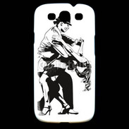 Coque Samsung Galaxy S3 Dessin de Danseur en couple