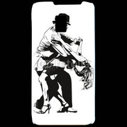 Coque LG P990 Dessin de Danseur en couple