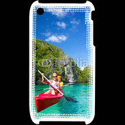 Coque iPhone 3G / 3GS Kayak dans un lagon