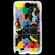 Coque Samsung Galaxy Note 2 Puzzle de l'Europe