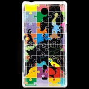 Coque Sony Xperia T Puzzle de l'Europe