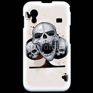 Coque Samsung ACE S5830 Carte tête de mort trèfle