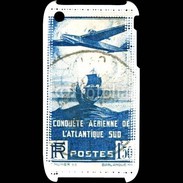Coque iPhone 3G / 3GS Timbre Aéropostal