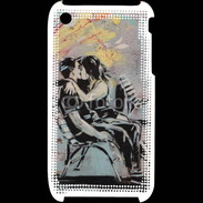 Coque iPhone 3G / 3GS Kiss graffiti