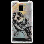Coque LG P990 Kiss graffiti