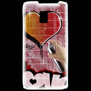 Coque LG P990 Love graffiti