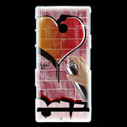 Coque Sony Xperia U Love graffiti