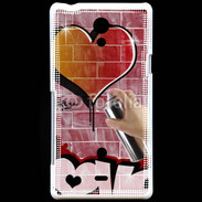 Coque Sony Xperia T Love graffiti