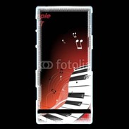 Coque Sony Xperia U Abstract piano 2