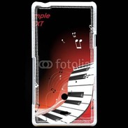Coque Sony Xperia T Abstract piano 2