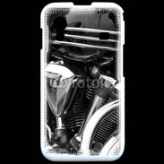 Coque Samsung ACE S5830 Moto et chrome