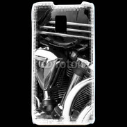 Coque LG P990 Moto et chrome