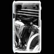 Coque Samsung Galaxy S Moto et chrome