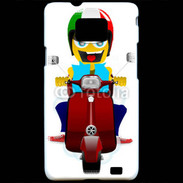 Coque Samsung Galaxy S2 J'aime le scooter