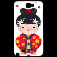 Coque Samsung Galaxy Note 2 Fille japonaise