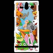 Coque SONY Xperia U Animaux cartoon