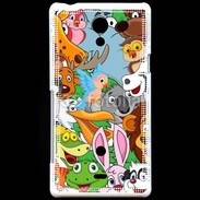 Coque Sony Xperia T Animaux cartoon