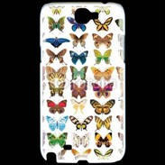 Coque Samsung Galaxy Note 2 Tableau de papillons