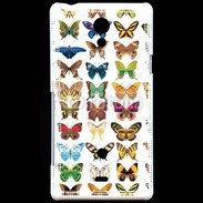 Coque Sony Xperia T Tableau de papillons